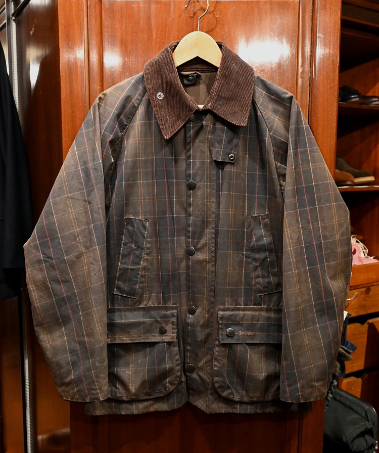 USED) Barbour Tartan Bedale バブアー タータンビデイル オイルド