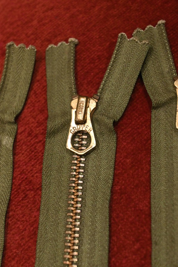 クリックポスト185円も可】60s Deadstock SCOVILL GRIPPER BRASS ZIP