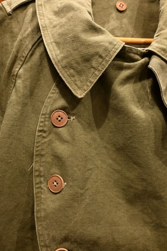 40s (VTG/USED) フランス軍 M-38 モーターサイクルコート ウッドボタン