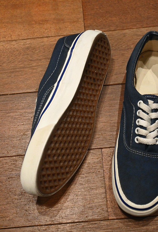 VTG/USED) 90s VANSバンズ AUTHENTICオーセンティック (Navy/8.5