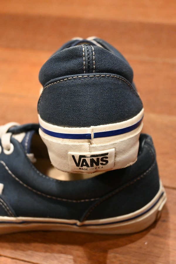 VTG/USED) 90s VANSバンズ AUTHENTICオーセンティック (Navy/8.5