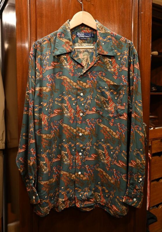 クリックポスト198円も可】(VTG/USED) '90s Polo Ralphlauren ポロ