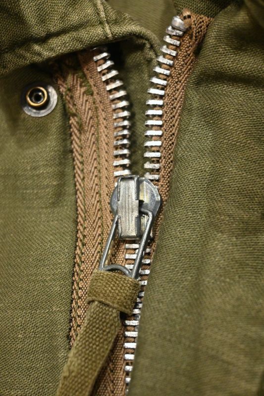 60-70s VTG/USED) M65 Field Jacket アルミジップ コットン100%サテン