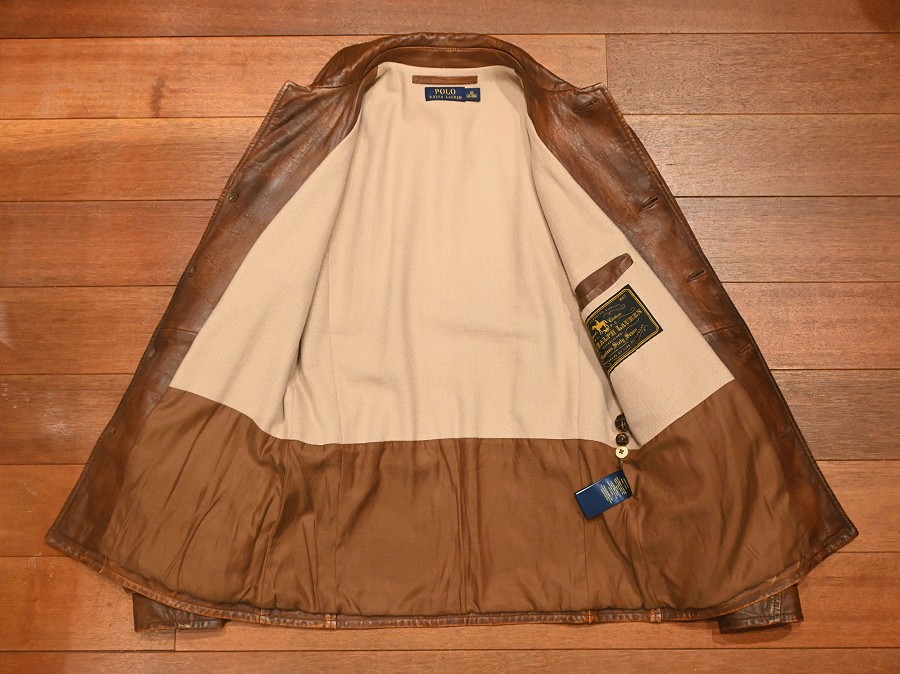 USED Polo Ralphlauren ポロラルフローレン シープスキン カーコート