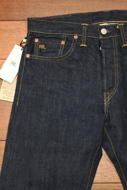 未使用タグ付き RRL ダブルアールエル デニムパンツ STRAIGHT LEG Made