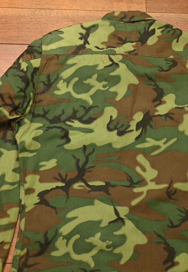 60s VTG/USED U.S ARMY ジャングルファティーグジャケット ノンリップ