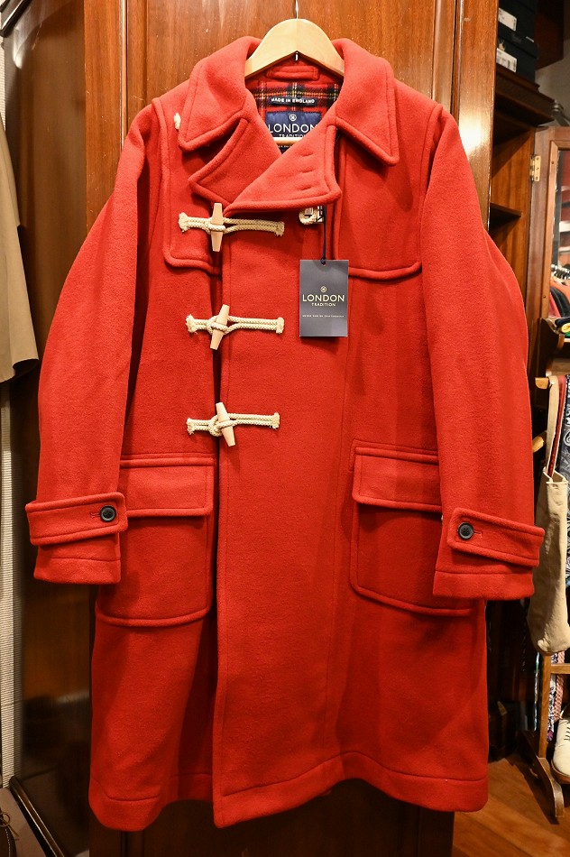 未着用品 LONDON TRADITION フードなし ダブルブレスト ダッフルコート