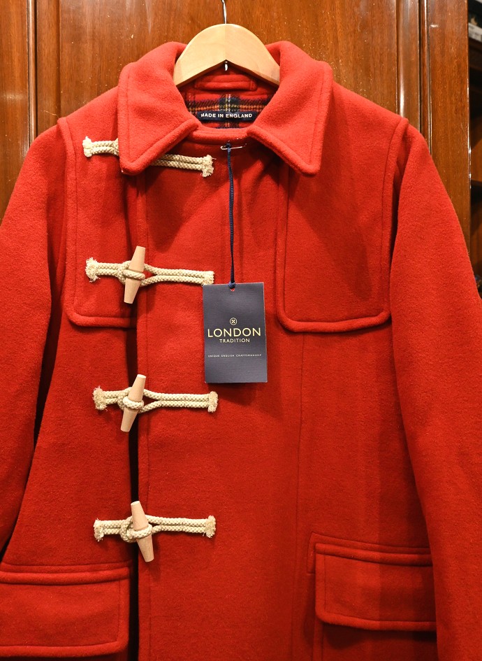 未着用品 LONDON TRADITION フードなし ダブルブレスト ダッフルコート