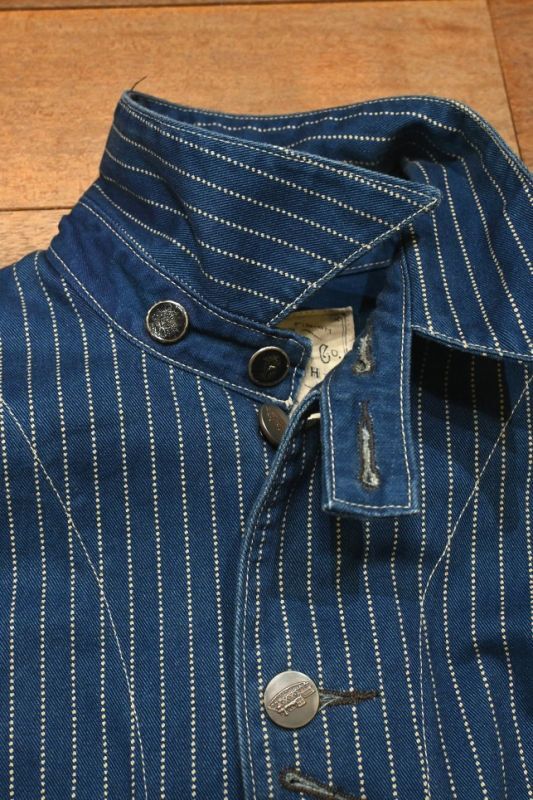 USED RRL WABASH STRIPE RAILROAD JACKET ダブルアールエル ラルフ