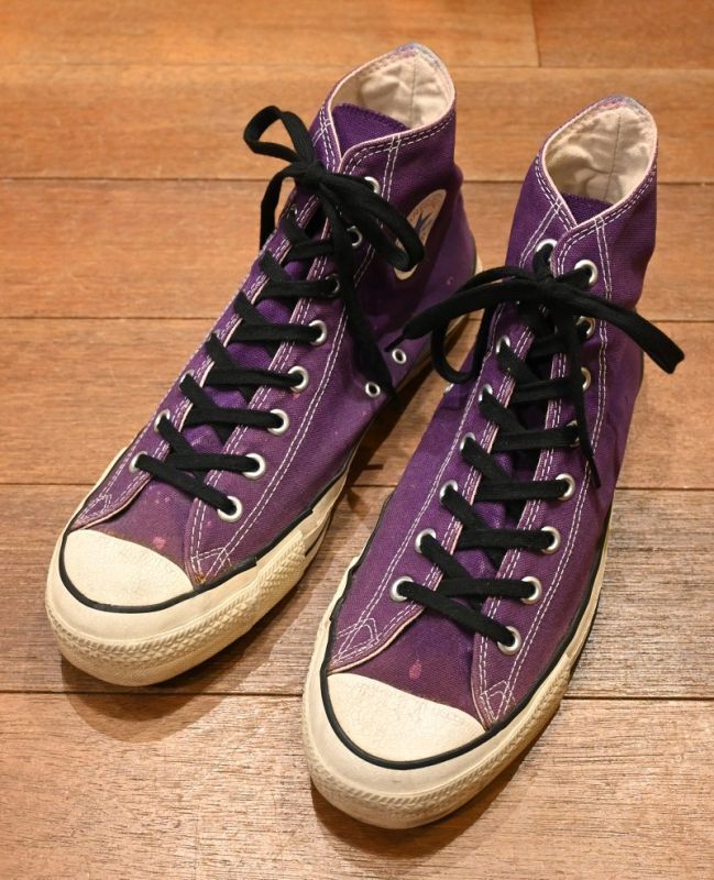 80s CONVERSE ALL-STAR HI コンバースオールスター アメリカ製(Purple