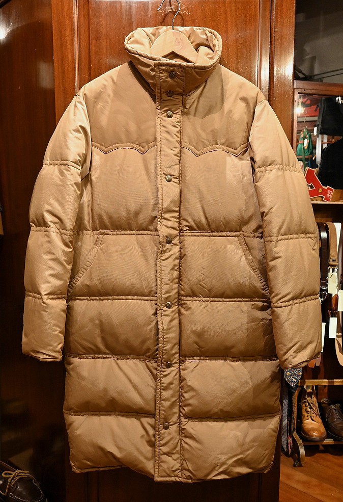 80s Eddie Bauer エディバウアー 60/40 ロングダウンコート(BEIGE/S