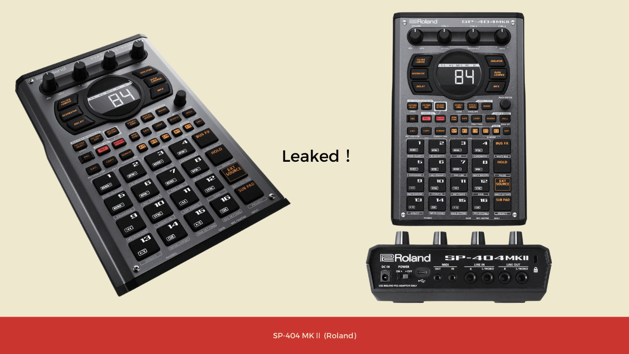 SP404 MK2が来年リリース？DJモードやcassette sim、ベロシティティ