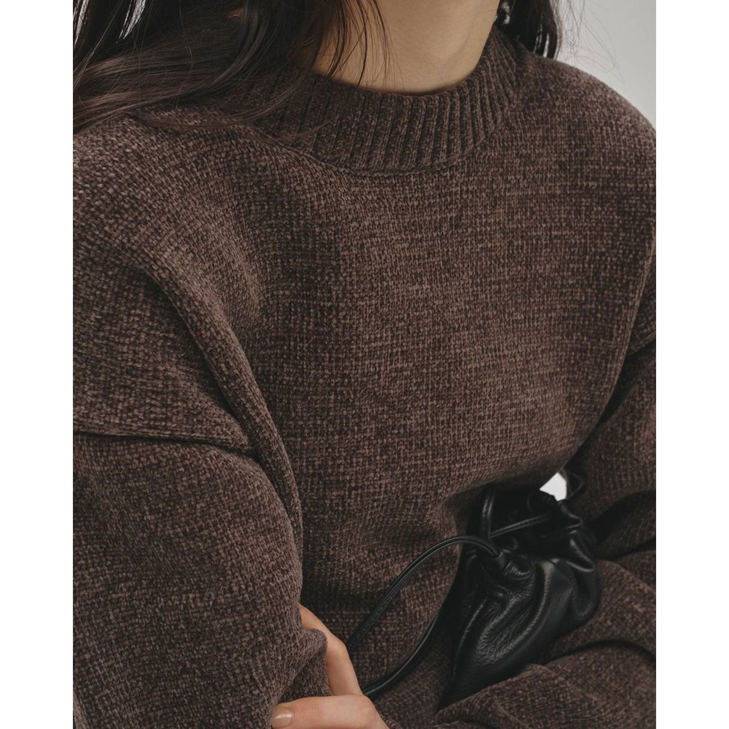 Mallyarn Boyfriend Knit -MOCHA- – THEMARKET