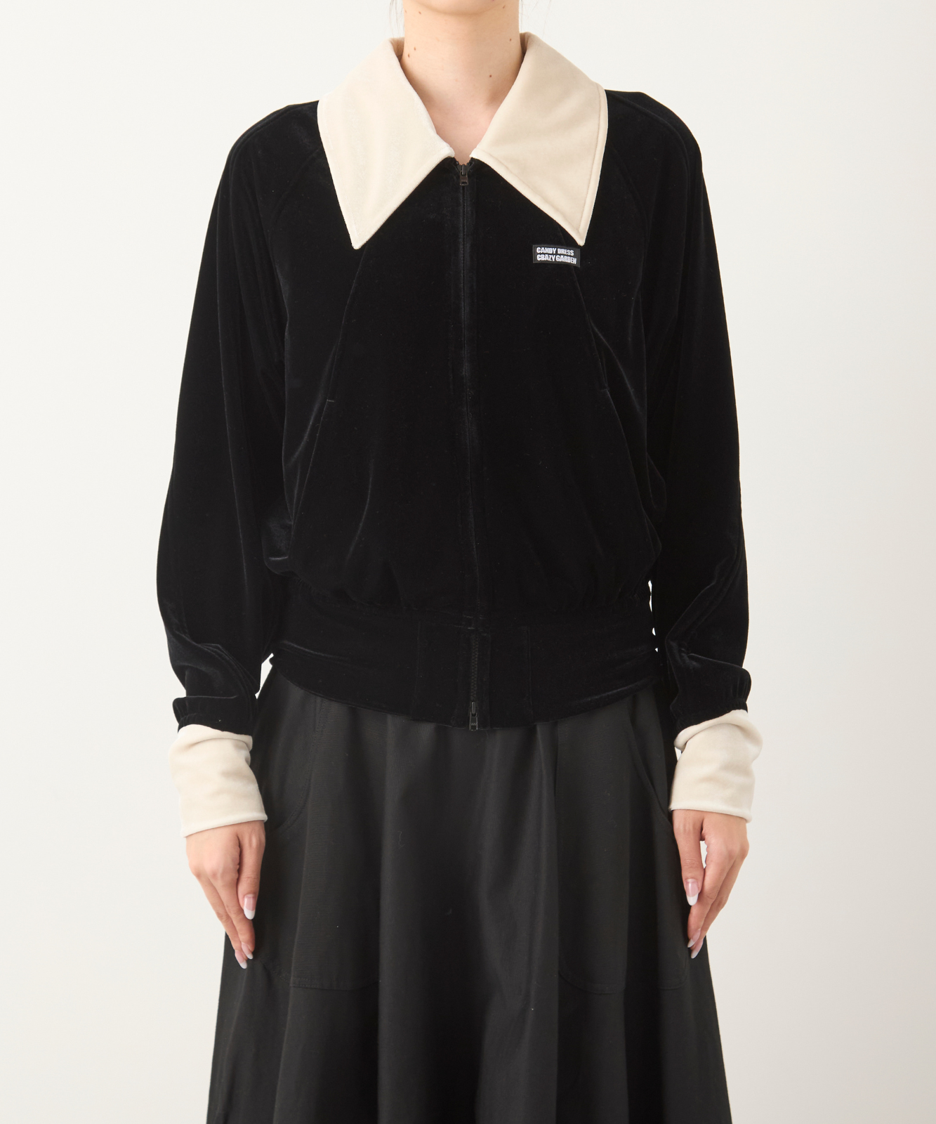 ≪通常販売≫track candy velour jacket（トラックキャンディーベロア