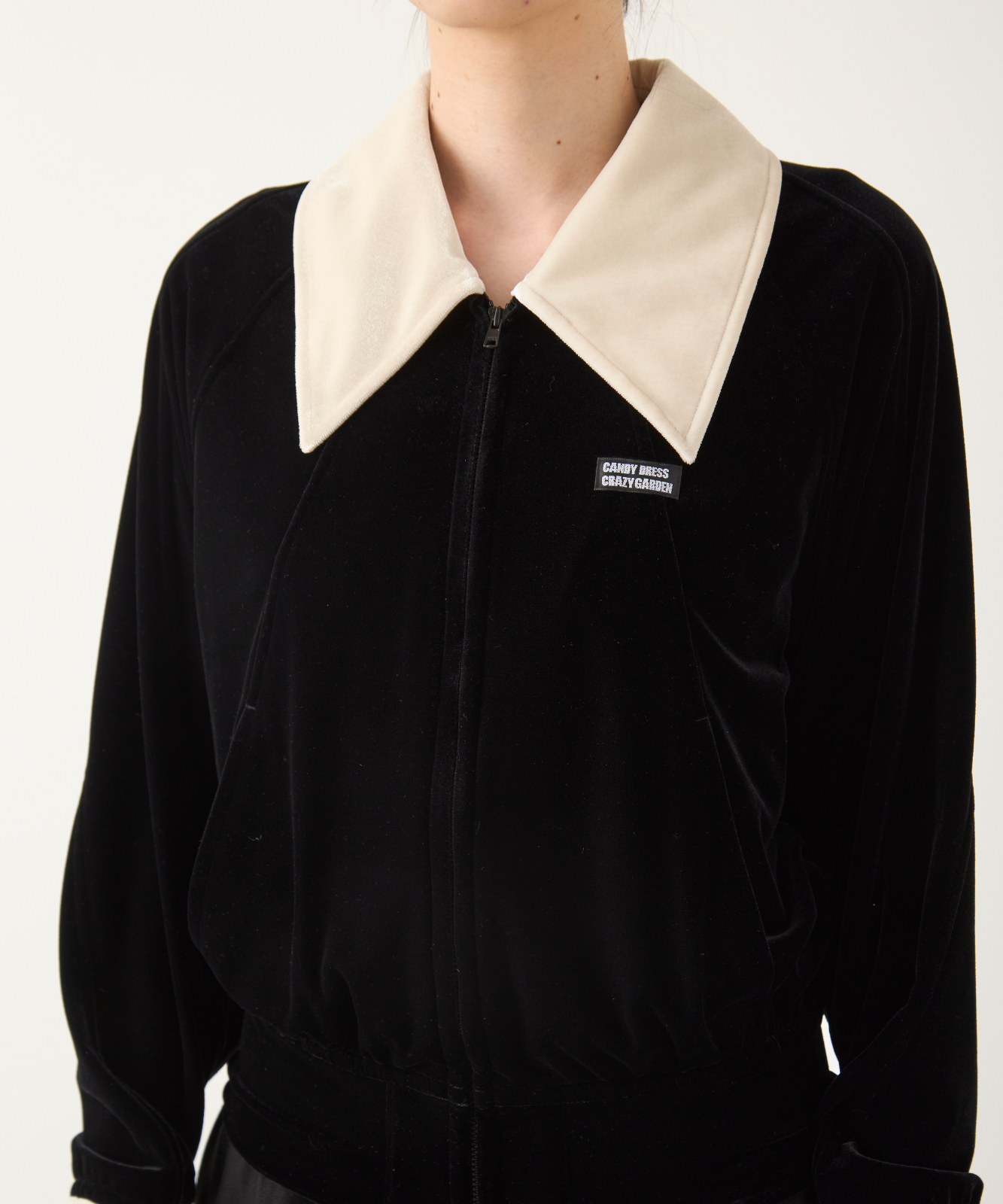 ≪通常販売≫track candy velour jacket（トラックキャンディーベロア