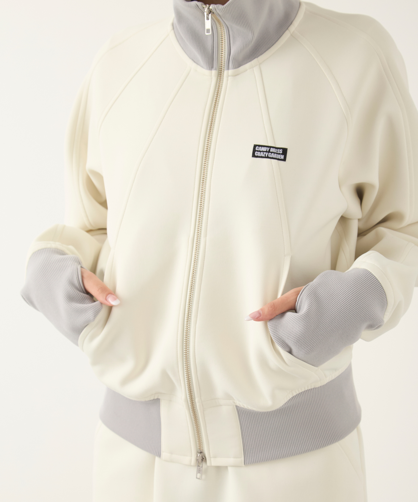 ≪通常販売≫track candy high neck jacket（トラックキャンディー