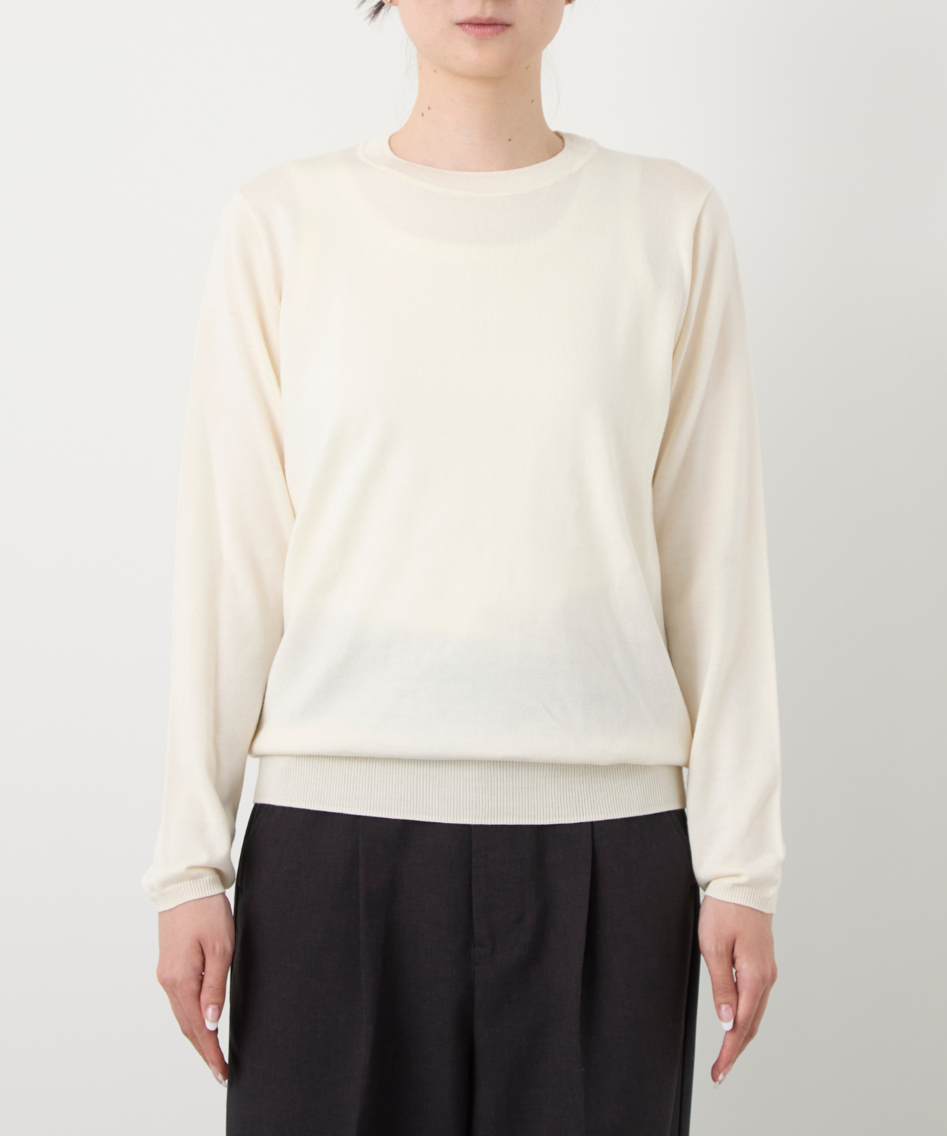 ≪通常販売≫silk wool pullover（シルクウールプルオーバー） – THE