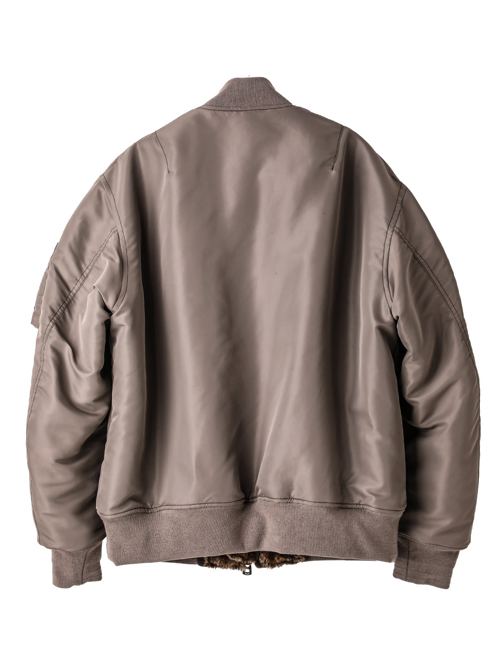 sj.0034AW25-beige x beige フォーファーライニングフライトジャケット