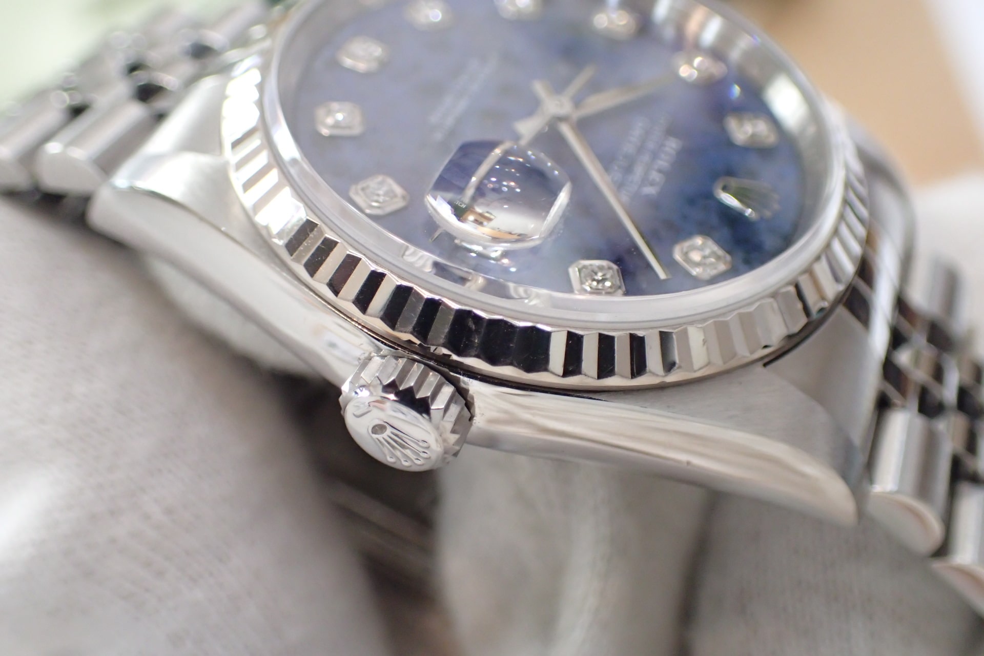 中古品B【ROLEX】ロレックス デイトジャスト Ref.16234G F番 ソーダ