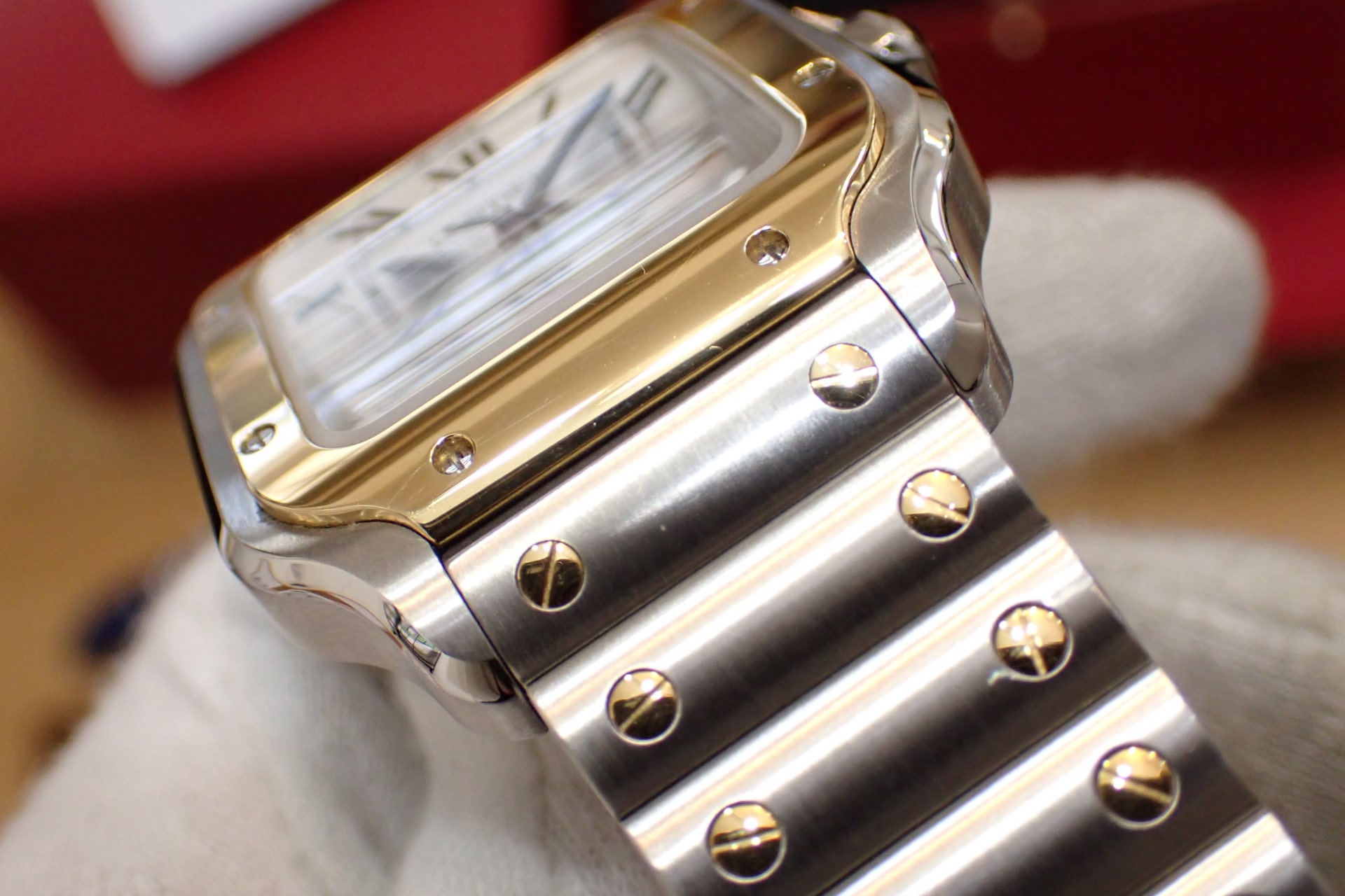 中古品A【Cartier】カルティエ サントス ドゥ カルティエ MM Ref