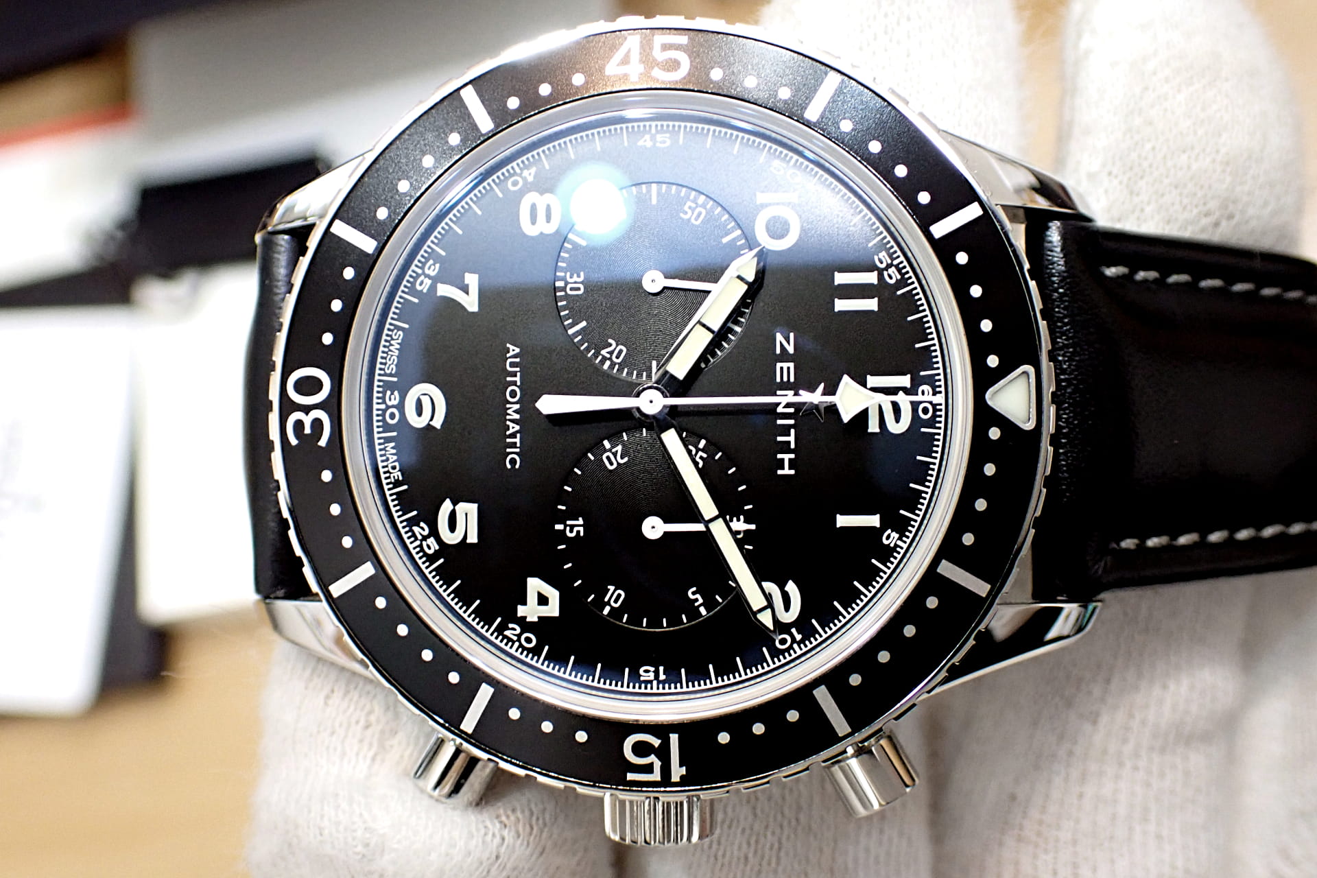 中古品A【ZENITH】ゼニス ヘリテージ パイロット リバイバル クロノ