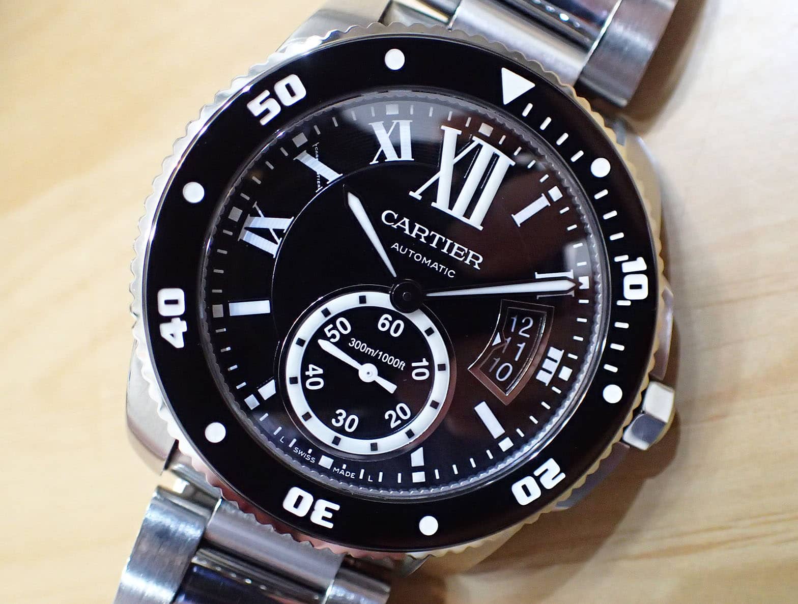 中古品【Cartier】カルティエ カリブル ドゥ カルティエ ダイバー W7100057