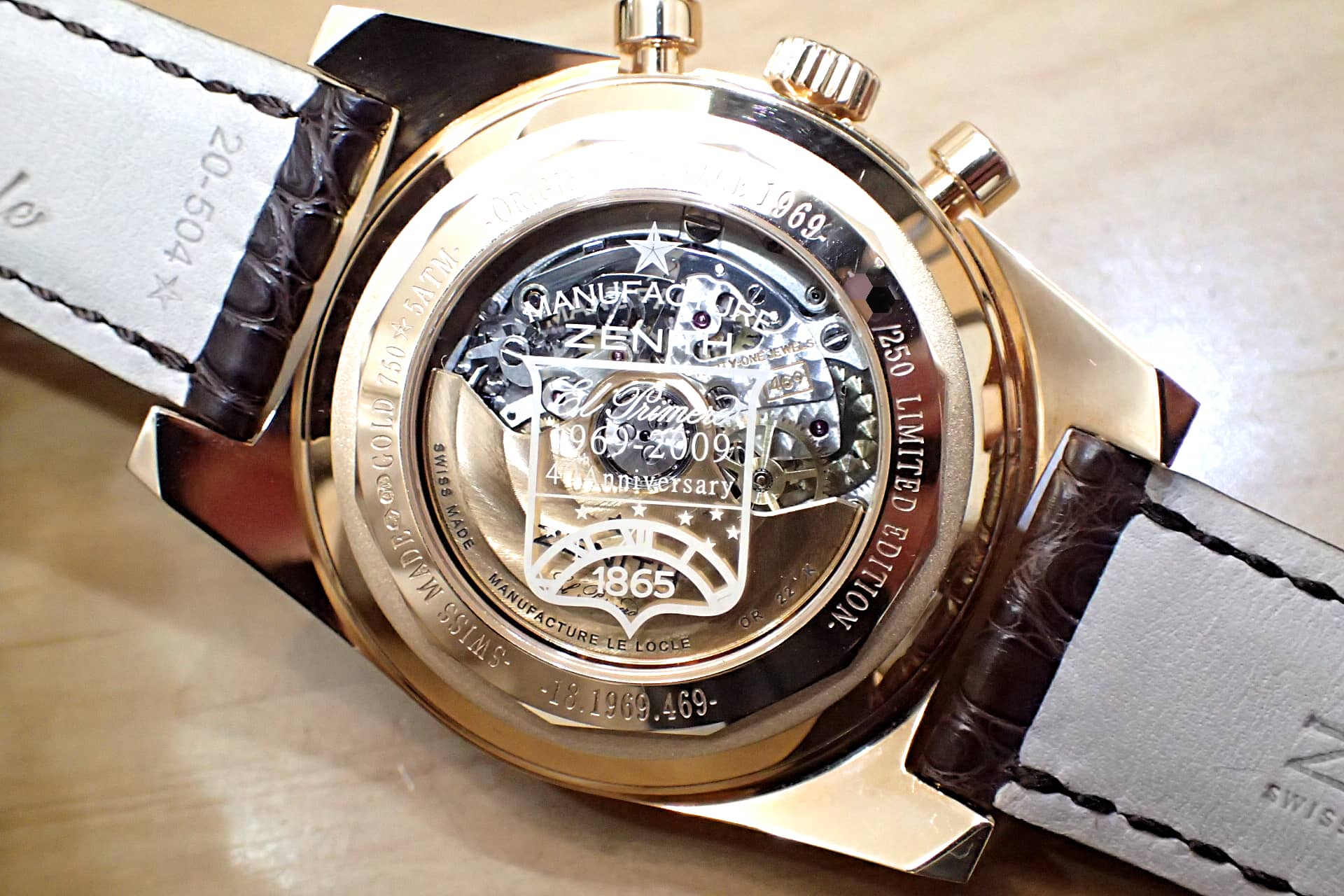 中古品A【ZENITH】ゼニス ニューヴィンテージ1969 オリジナル 18KPG