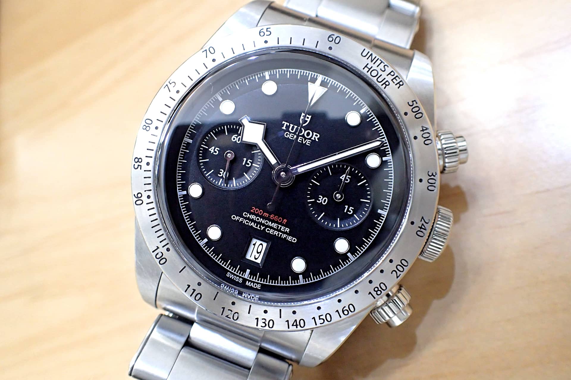 中古品B【TUDOR】チューダー ヘリテージ ブラックベイ クロノ Ref