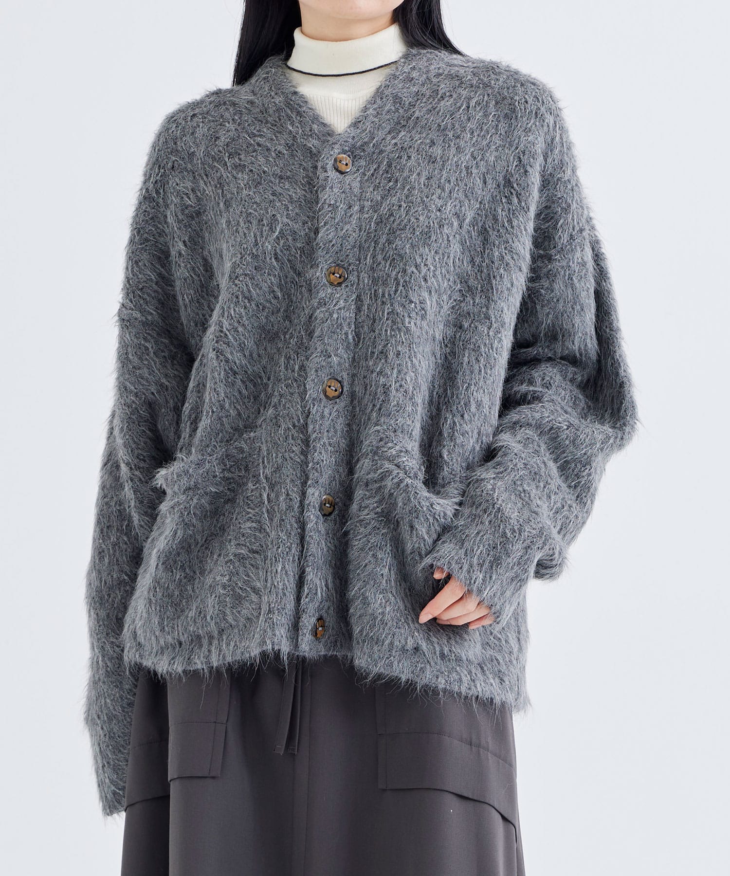 Suri Cardigan(FREE GREY): THE INOUE BROTHERS: WOMENS｜THE TOKYO