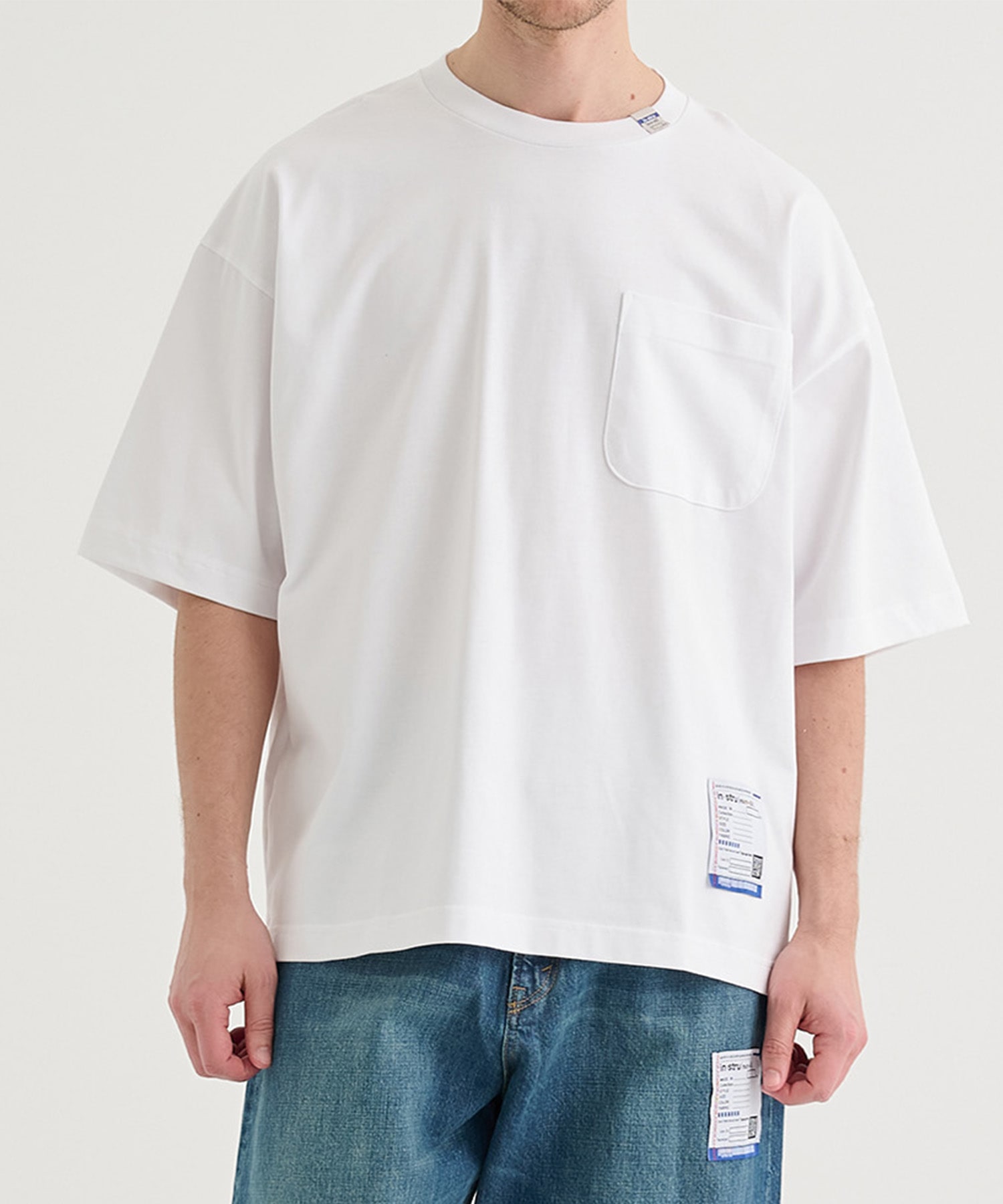 HEAVY WEIGHT JERSEY POCKET SS TEE | MAISON MIHARA YASUHIRO