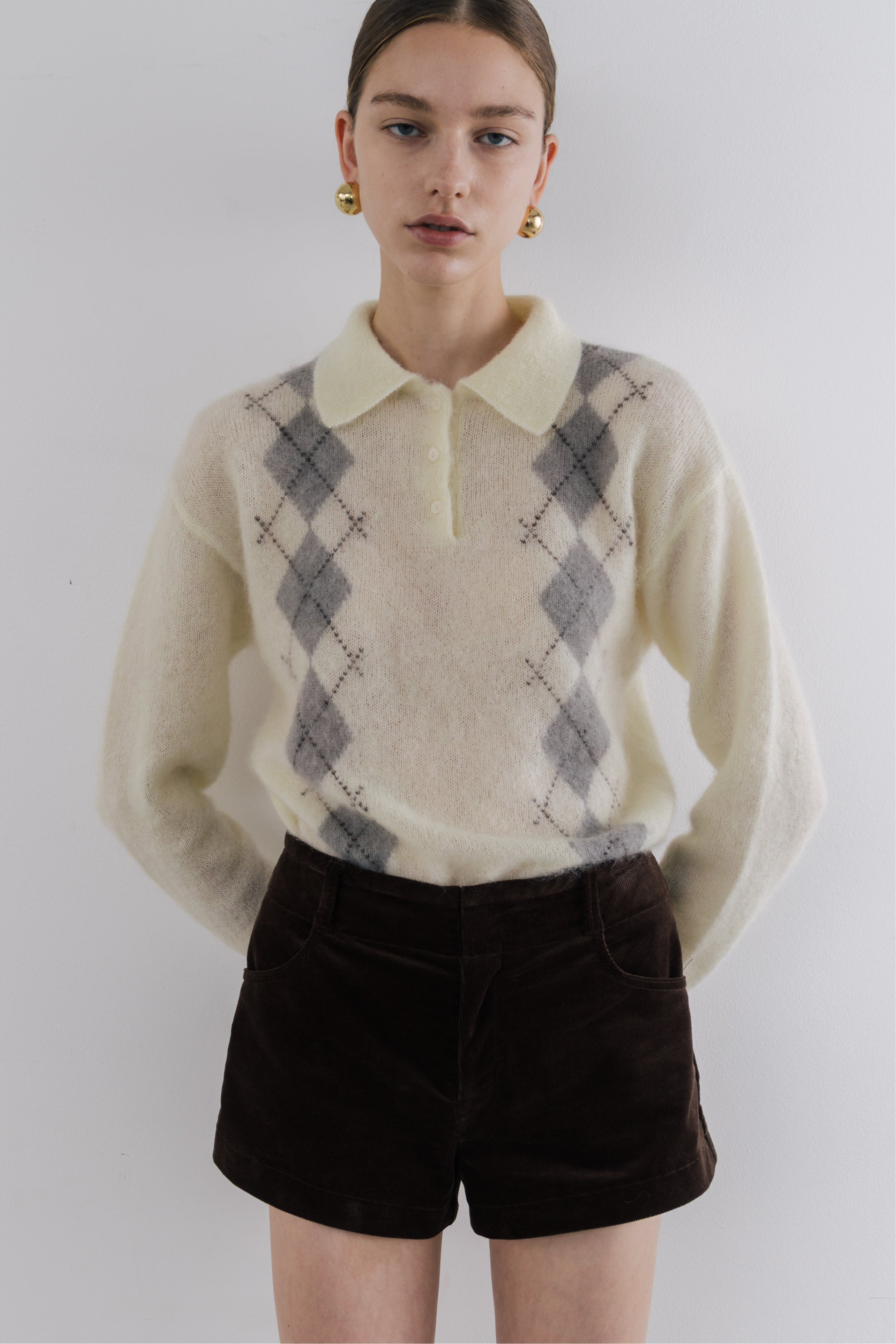 Marien Argyle Knit – THE TOÉ