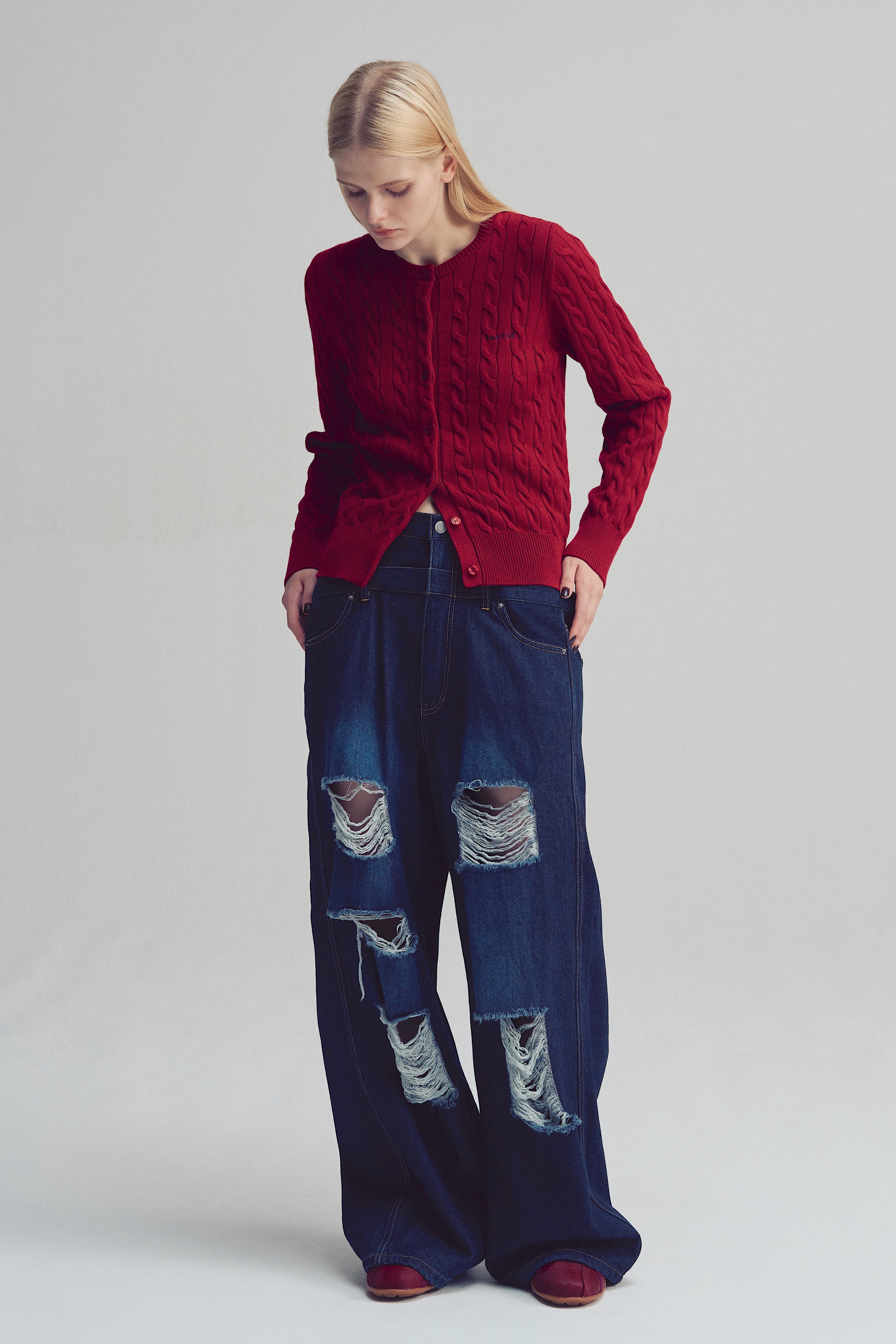 Lexington Double Belt Denim Pants – THE TOÉ
