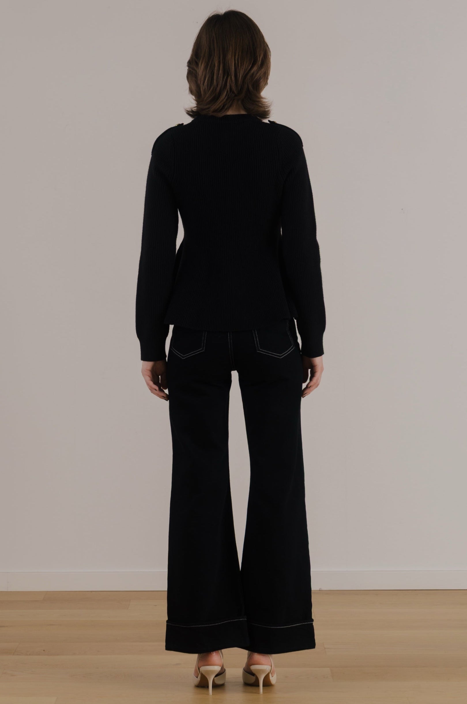 Rosen Peplum Cardigan – THE TOÉ