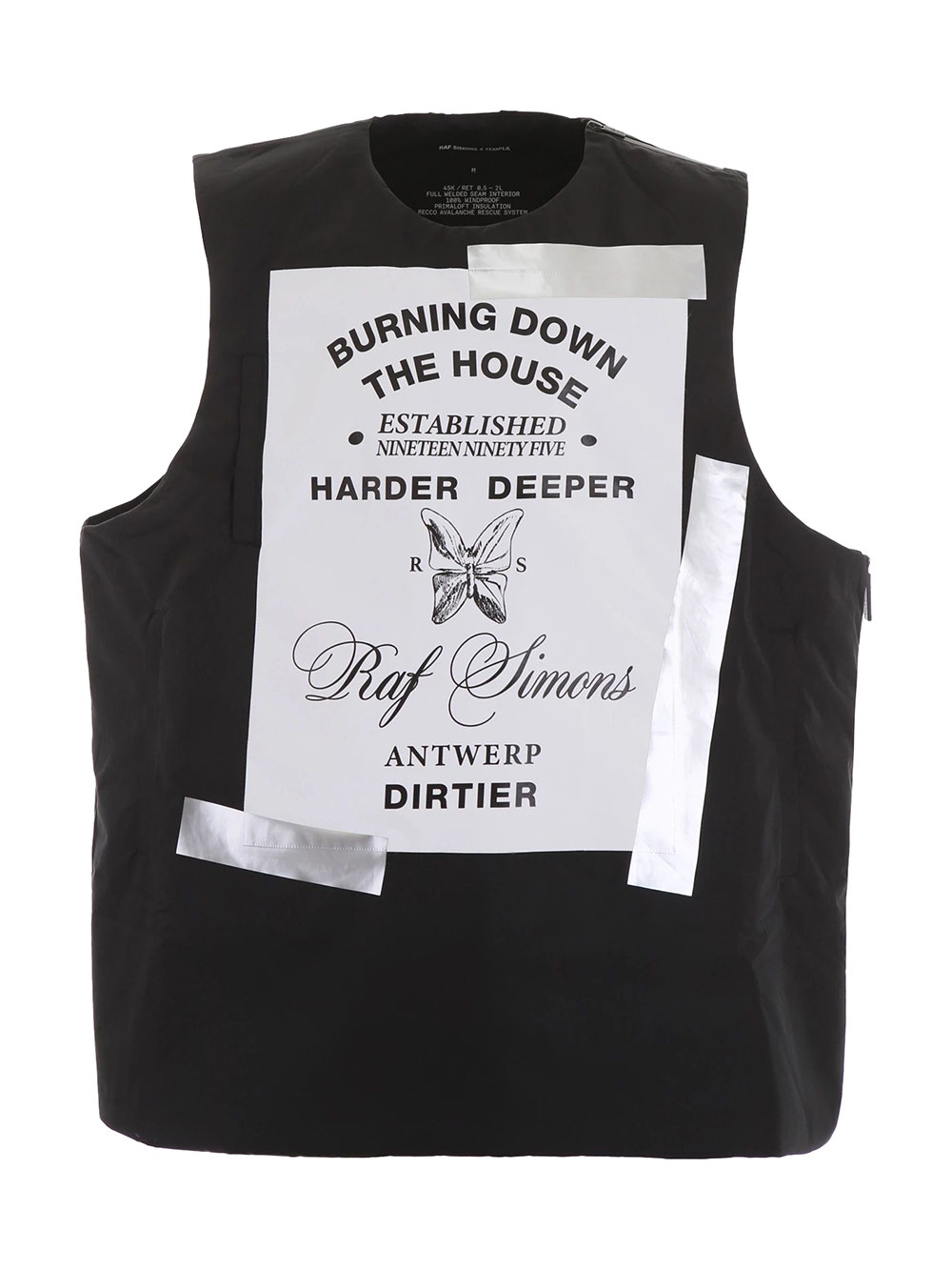 Raf Simons X Templa Padded Vest Black | The Webster