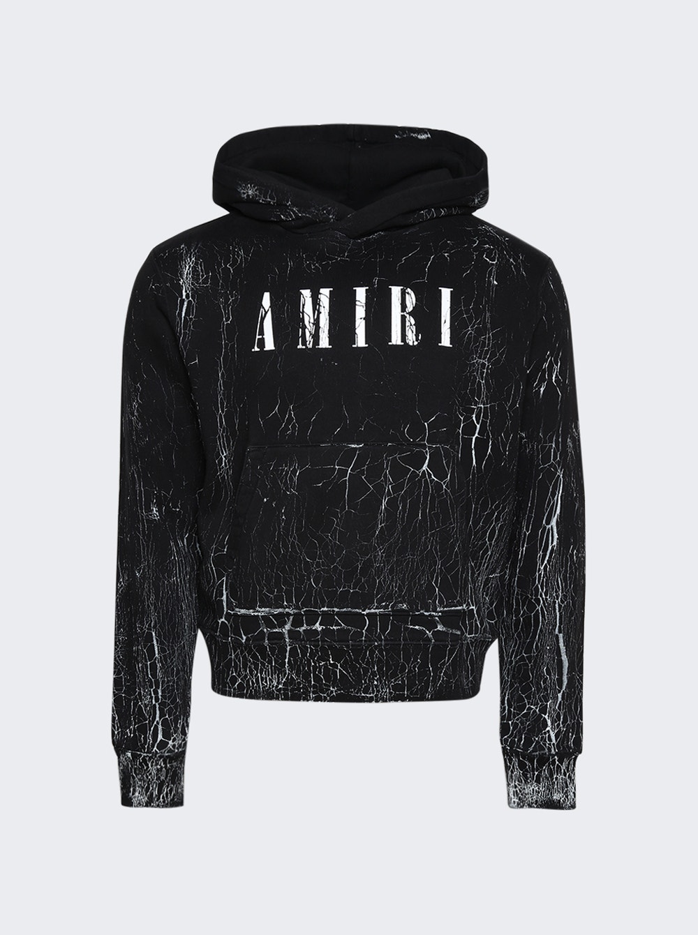 Cracked Dye Core Logo Hoodie Black | The Webster