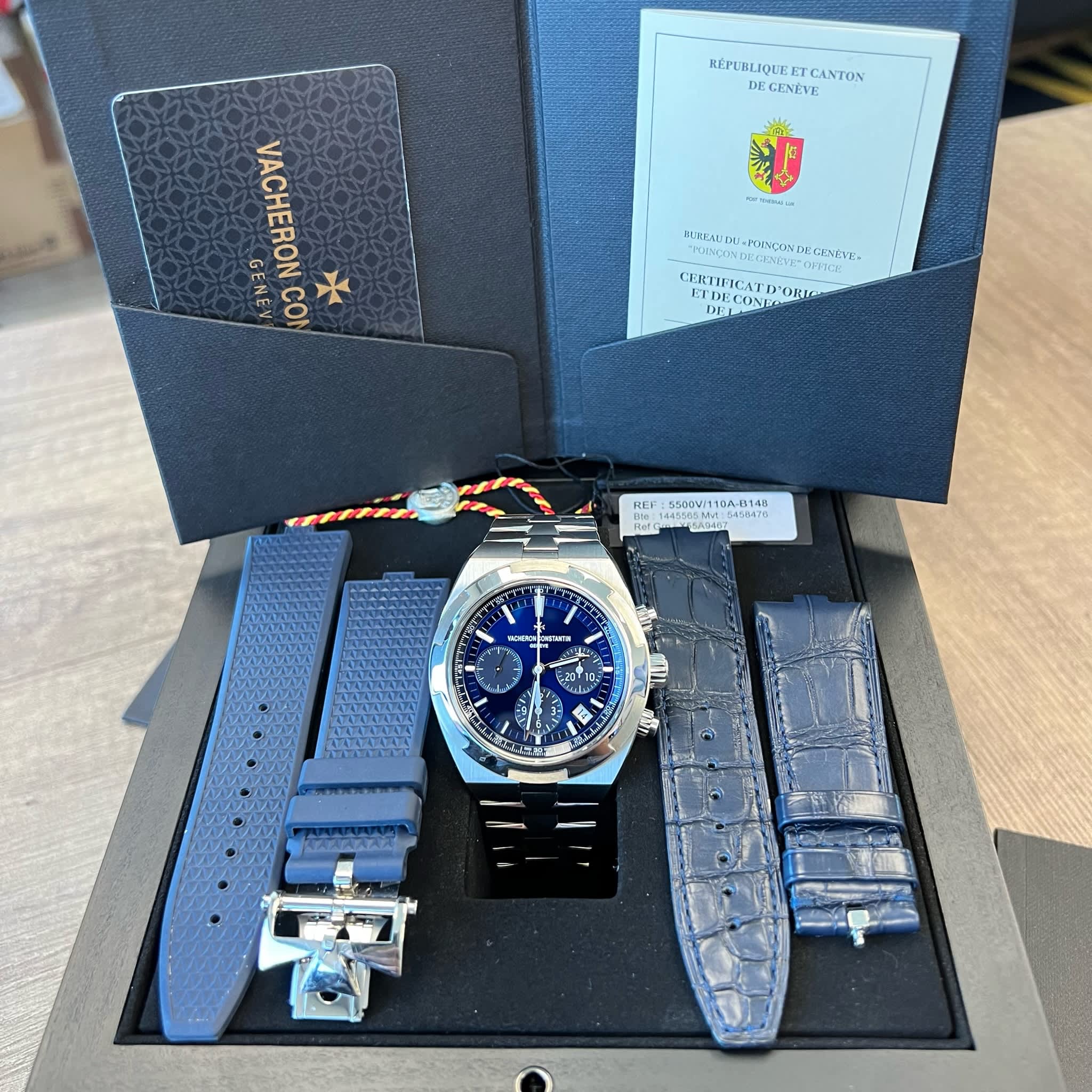 Vacheron Constantin X55A9467 Overseas Chronograph Automatic Blue