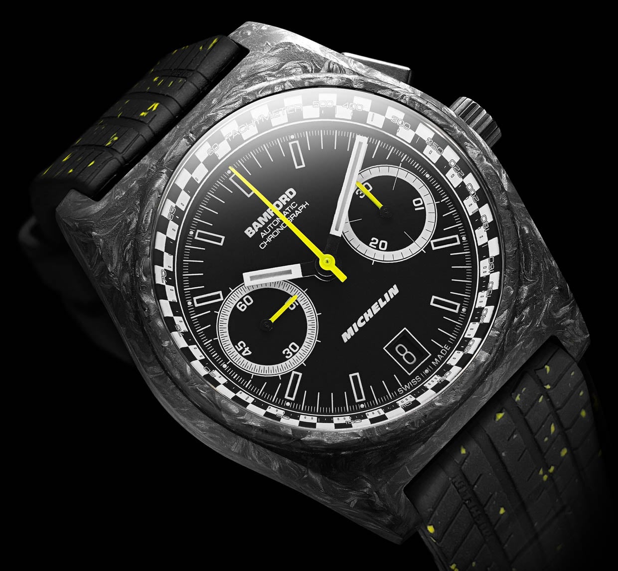 This Limited-Edition Michelin x Bamford Watch Has a Strap Made