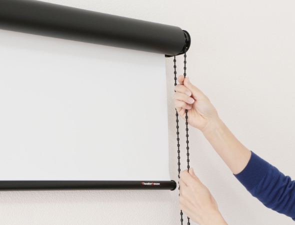 手動 プロジェクター スクリーン ワイド90インチ|BCH2000FEH