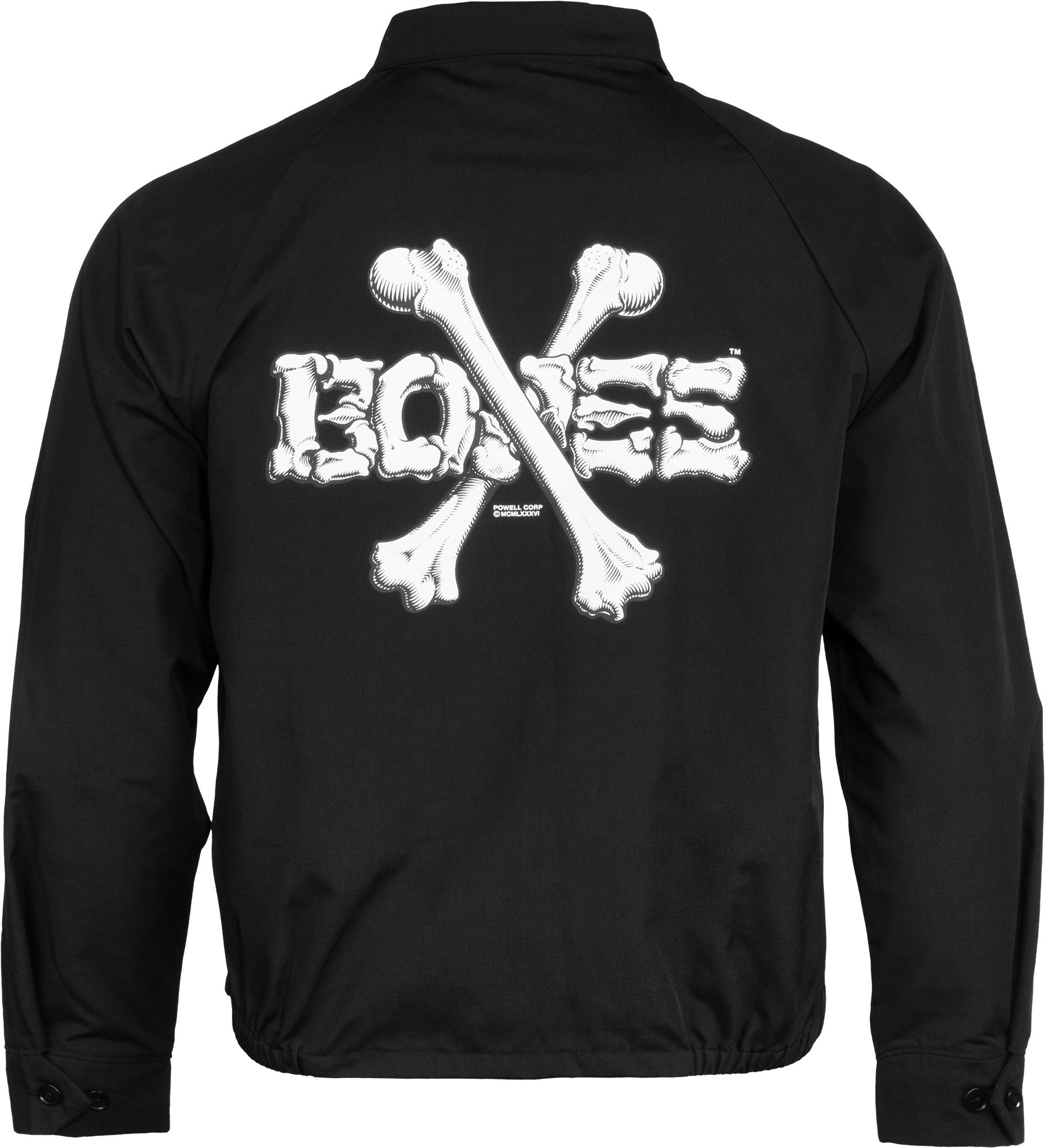 Powell Peralta Cross Bones Black Gas Jacket – The Dark Slide