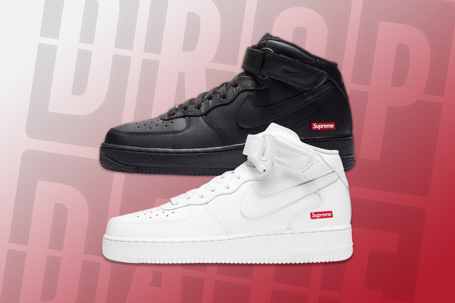 Supreme Box Logo Graces the Nike Air Force 1 Mid - The Drop Date