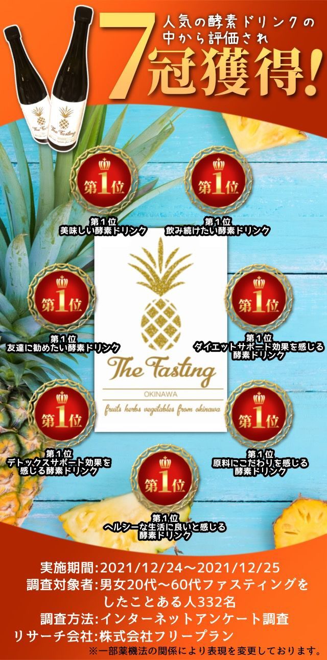 ファスティング 酵素ドリンク The Fasting