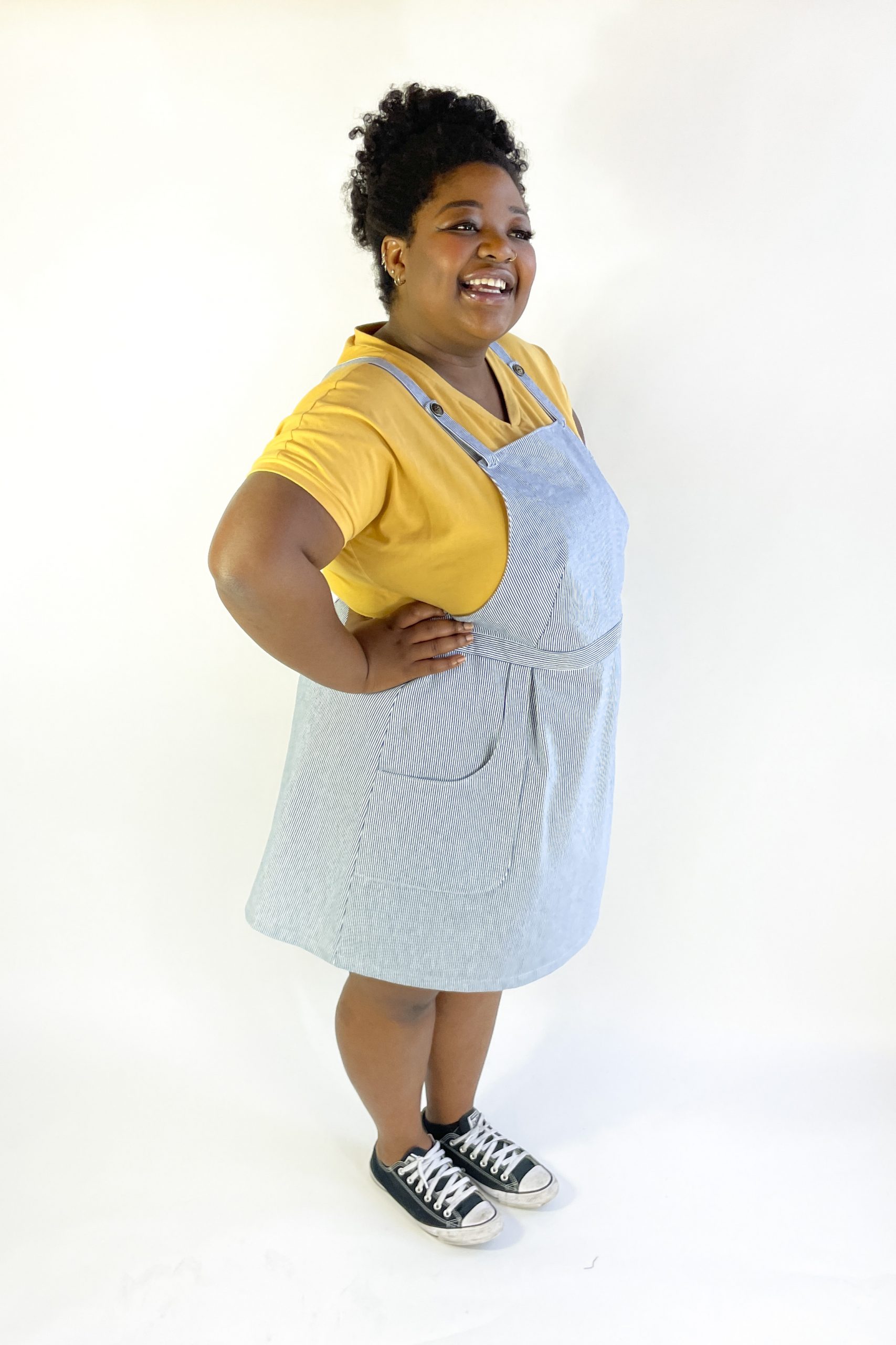 Jennifer Lauren Handmade Pippi Pinafore – The Fold Line