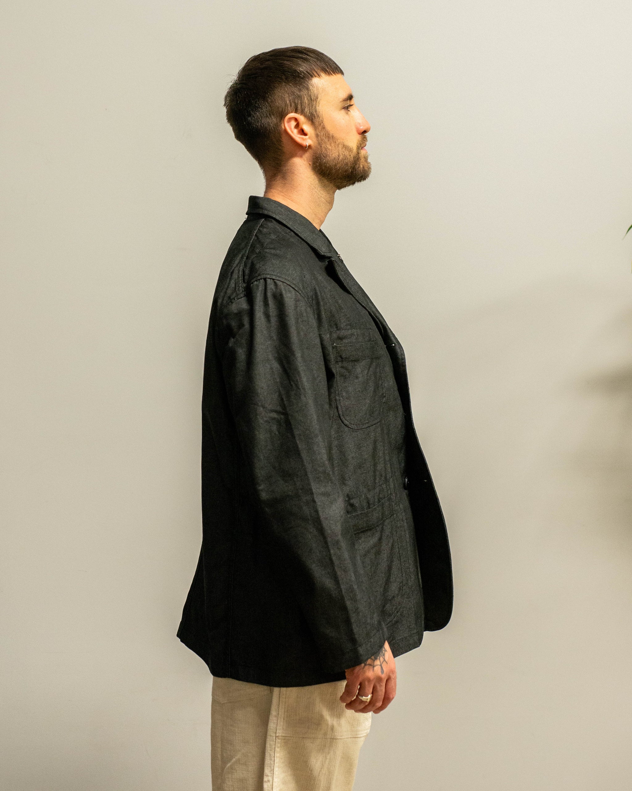 Engineered Garments Bedford Jacket Black CP Denim – The Foxhole