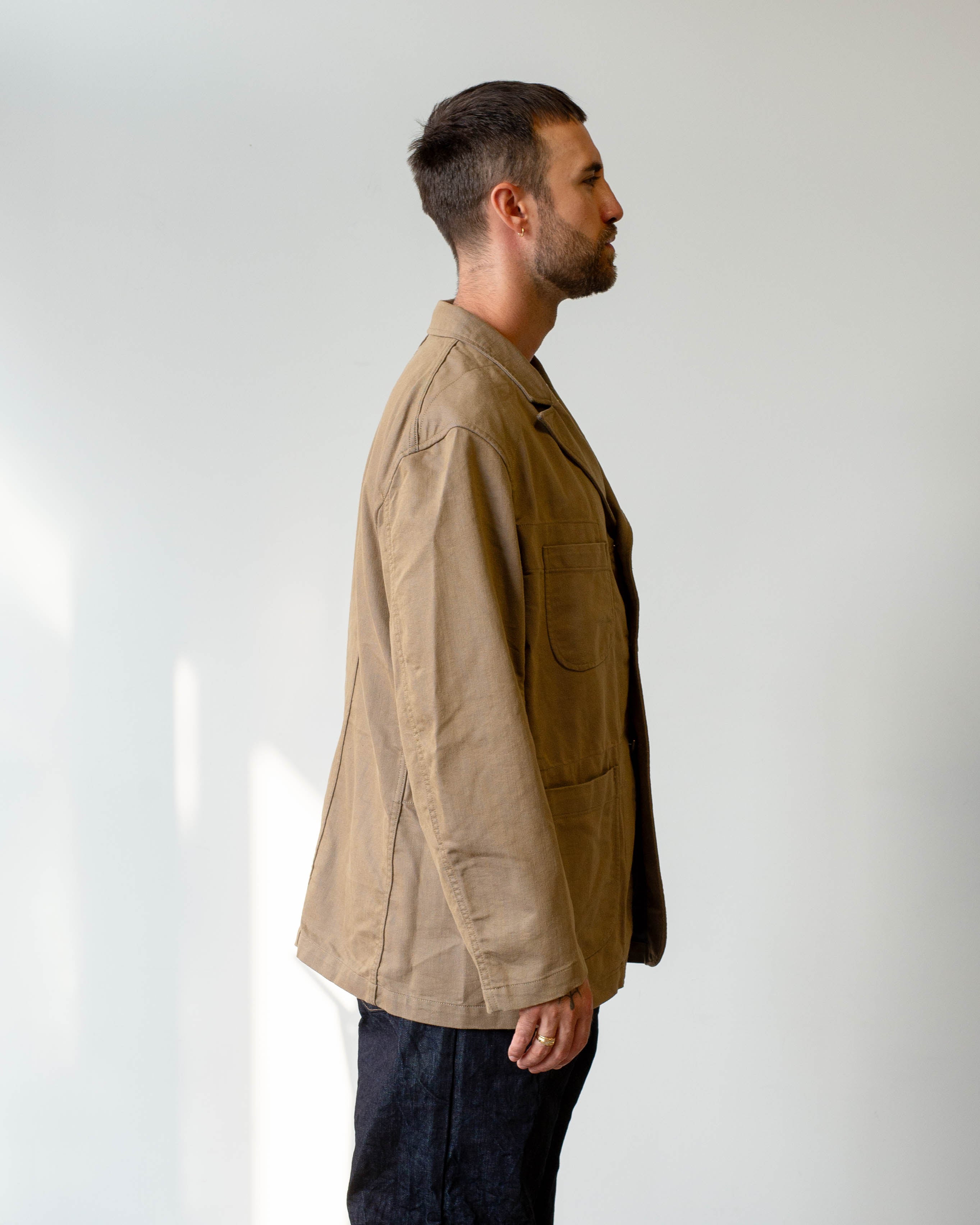 Engineered Garments Bedford Jacket Khaki/Blue PC Iridescent Heavy