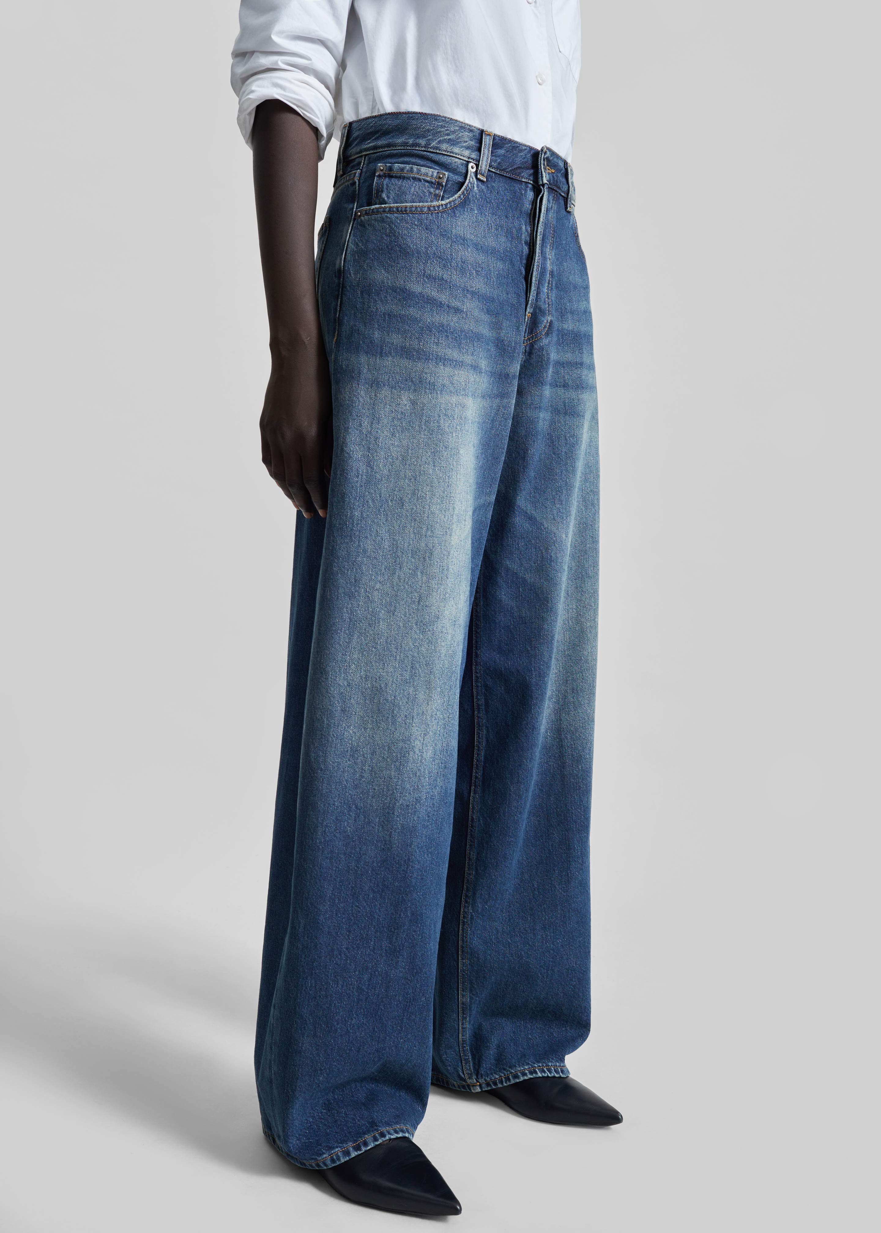 Haikure Bethany Pants - Intense Blue – The Frankie Shop