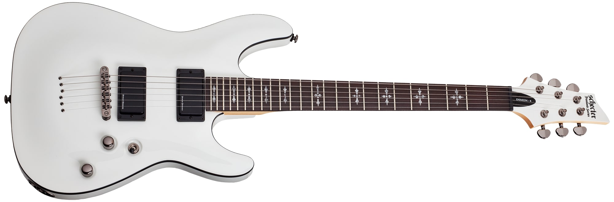 Guitarra Schecter Demon-6 Vintage White #3244 | Musitech