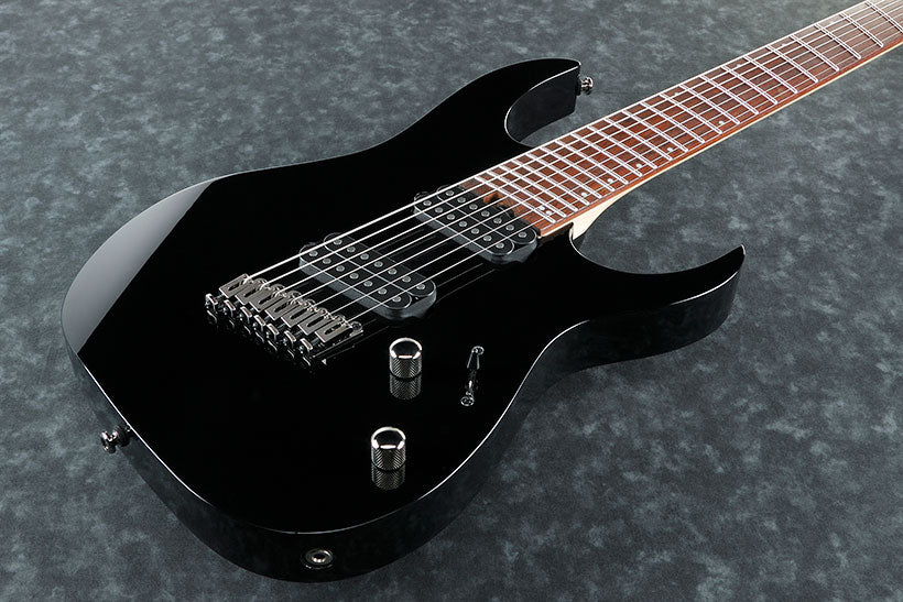 Ibanez RG Multi Scale 7-String Electric Guitar in Gloss Black