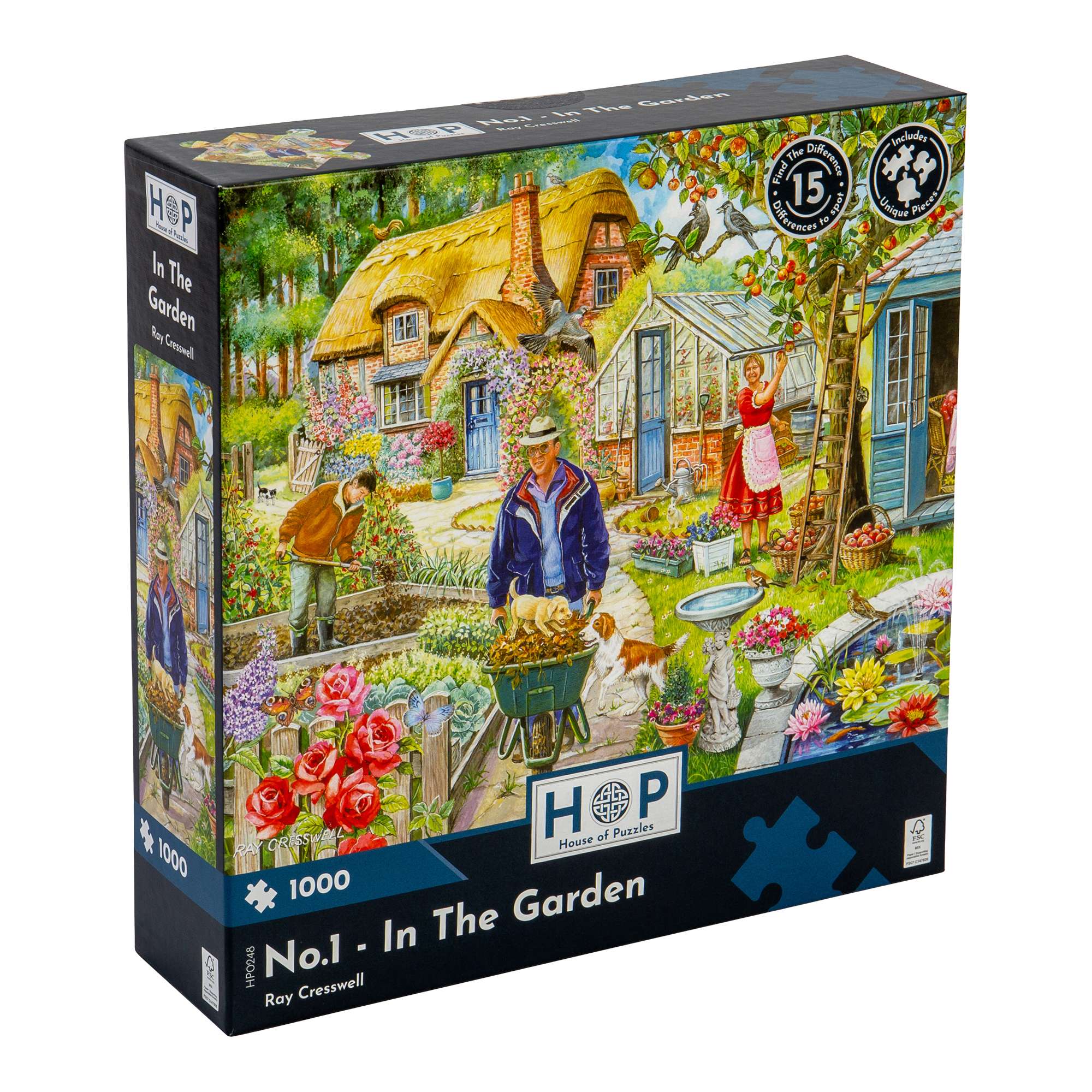 1000 Piece Puzzle In The Garden | House of Puzzles – The House of