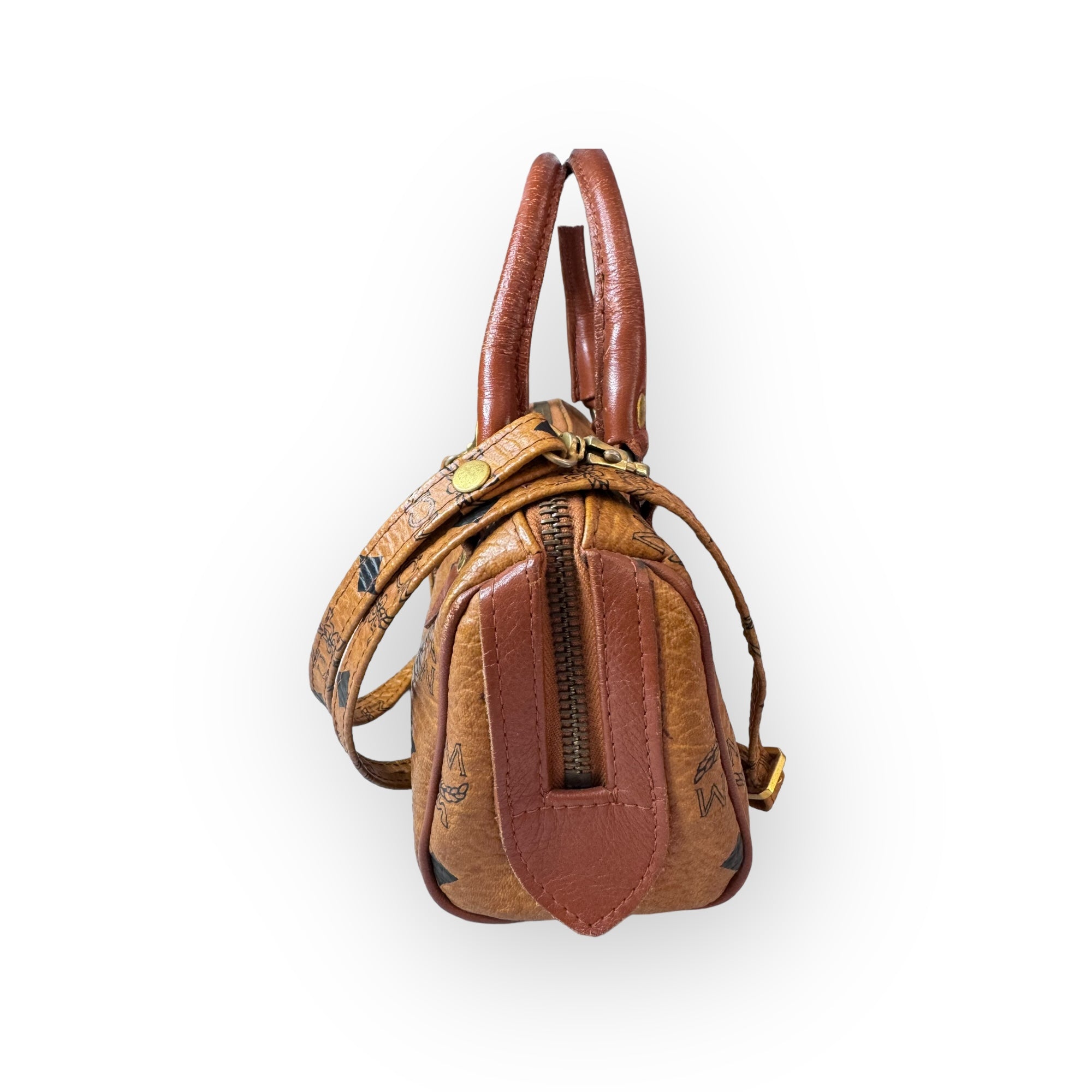 MCM Mini Logo Two Way German Made Bag | The Little Purse