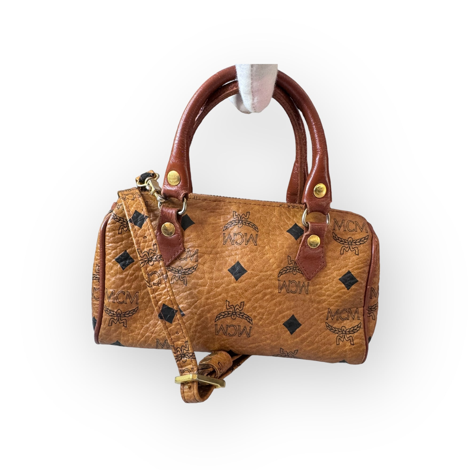 MCM Mini Logo Two Way German Made Bag | The Little Purse